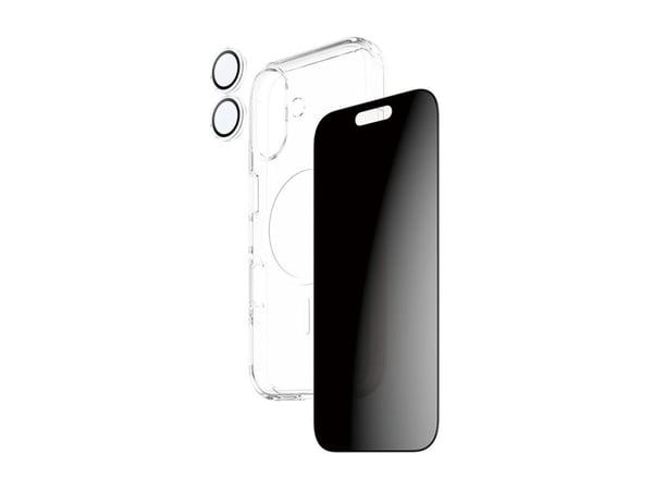 CARE by PanzerGlass - 3-i-1 Beskyttelse Personvernbunke - baksidedeksel for mobiltelefon - MagSafe-samsvar - polykarbonat, termoplast-polyuretan (T...