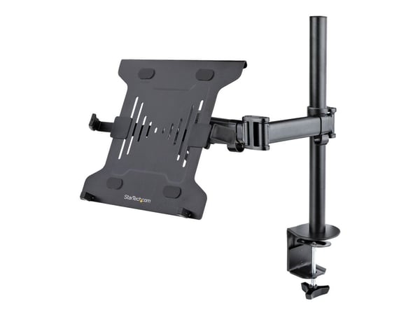 Startech Laptop Desk Mount, Monitor and Laptop Mount for Desk, Displays 34in (8kg/17.6lb) & Laptops (4.5kg/9.9lbs), Adjustable & Articulating VESA ...