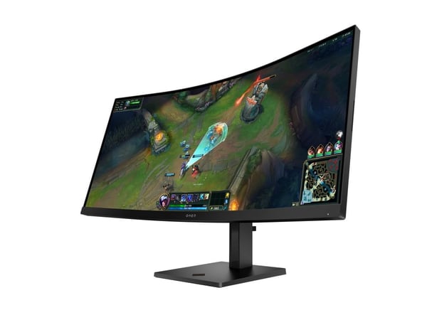 OMEN by HP 34c G2 - LED-skjerm - gaming - kurvet - 34" - 3440 x 1440 WQHD @ 180 Hz - VA - 400 cd/m² - 4000:1 - DisplayHDR 400 - 1 ms - 2xHDMI, Disp...