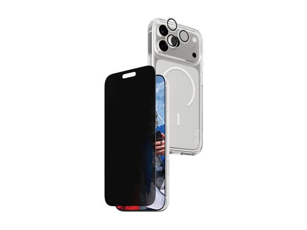 CARE by PanzerGlass - 3-i-1 Beskyttelse Personvernbunke - baksidedeksel for mobiltelefon - MagSafe-samsvar - polykarbonat, termoplast-polyuretan (T...