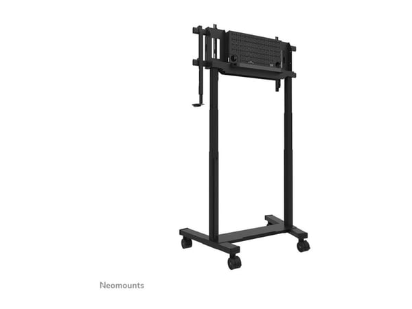 Neomounts FL55-975BL1, musta, Litteä paneeli, Multimediakärry/-vaunu, Terästä, 160 kg, 190,5 cm (75")