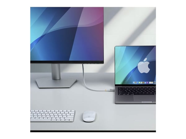 StarTech - USB-kabel - USB-C (hann) til USB-C (hann) - USB 3.2 / USB4 / Thunderbolt 3 / Thunderbolt 4 / DisplayPort - 3 m - passiv, 4K 120 Hz støtt...