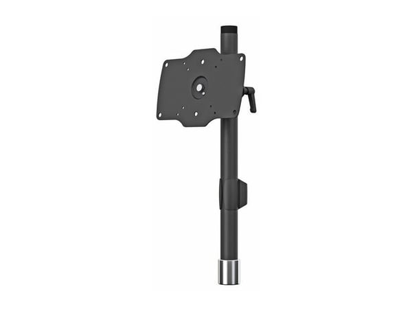 Multibrackets M VESA Desktopmount Single Stand Expansion Kit - Monteringskomponent (montering, rør) - for LCD-skjerm - svart - skjermstørrelse: 24"...