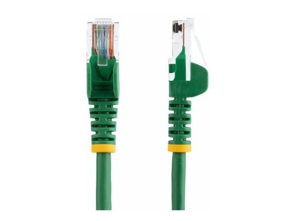 StarTech.com 3m Green Cat5e / Cat 5 Snagless Patch Cable - Liitäntäkaapeli - RJ-45 (uros) - RJ-45 (uros) - 3 m - UTP - CAT 5e - valettu, snagless -...