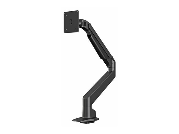 Multibrackets M VESA Gas Lift Arm Single HD - Monteringssett (leddarm, skrivebordsklemmemontering) - for flatpanel - aluminium - svart - skjermstør...