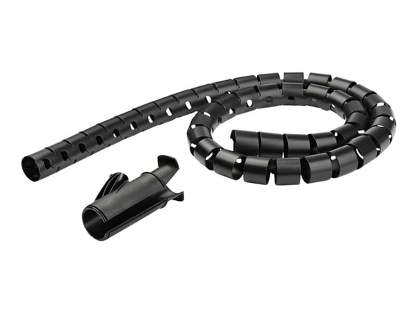 StarTech.com 2,5 m (8,2 fot) kabelhanteringshylsa - 1,8" diameter - expanderbar organisation för spiralsladdar med verktyg för kabelmatning (CMSCOI...