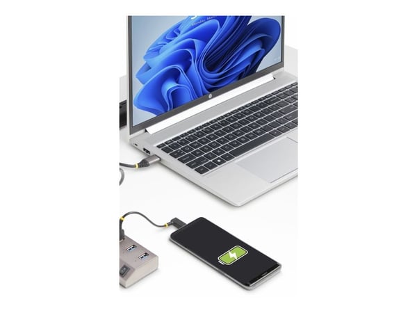 Startech 7-Port Self-Powered USB-C Hub with Individual On/Off Switches, USB 3.0 5Gbps Expansion Hub w/Power Supply, Desktop/Laptop USB-C to USB-A H...