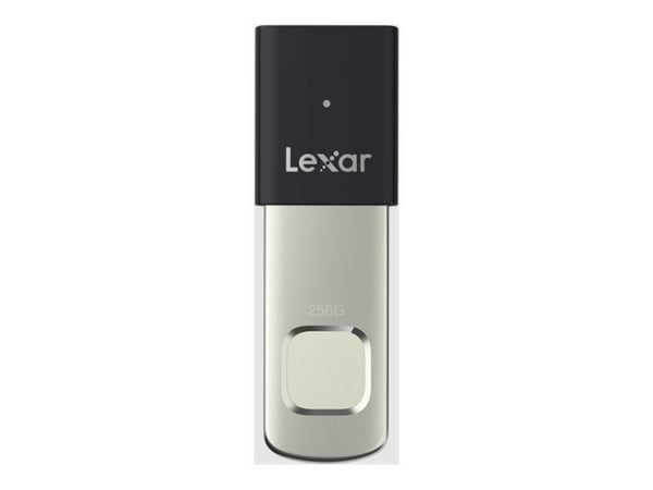 Lexar JumpDrive Fingerprint F35 PRO - USB flash-enhet - krypterat - 256 GB - USB 3.2 Gen 1