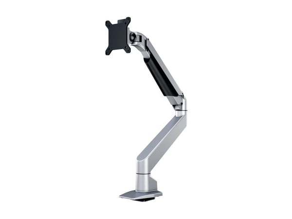 Multibrackets M VESA Gas Lift Arm Single - Monteringssett (leddarm, skrivebordsklemmemontering) - for LCD-skjerm - aluminium - sølv - skjermstørrel...