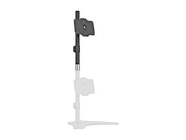 Multibrackets M VESA Desktopmount Single Stand Expansion Kit - Monteringskomponent (montering, rør) - for LCD-skjerm - svart - skjermstørrelse: 24"...
