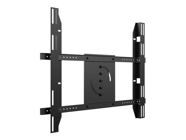 Multibrackets M Public Display Stand Single Screen Mount - Komponenter til montering (monteringsenhed) - for fladt panel - stål - sort - gulvstande...