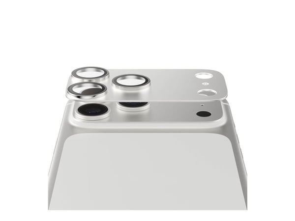 PanzerGlass FENDER - Linsebeskytter for mobiltelefon - sølv - for Apple iPhone 17 Pro Max