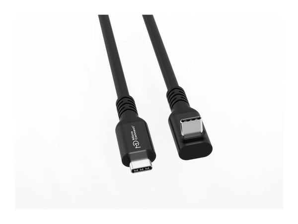 MicroConnect Premium - USB-kabel - USB-C (hann) rett til USB-C (hann) vinklet - USB 3.2 Gen 2x2 - 20 V - 5 A - 5 m - up to 20 Gbps data transfer ra...
