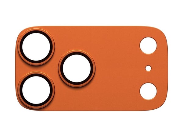 PanzerGlass FENDER - Linsebeskytter for mobiltelefon - oransje - for Apple iPhone 17 Pro Max