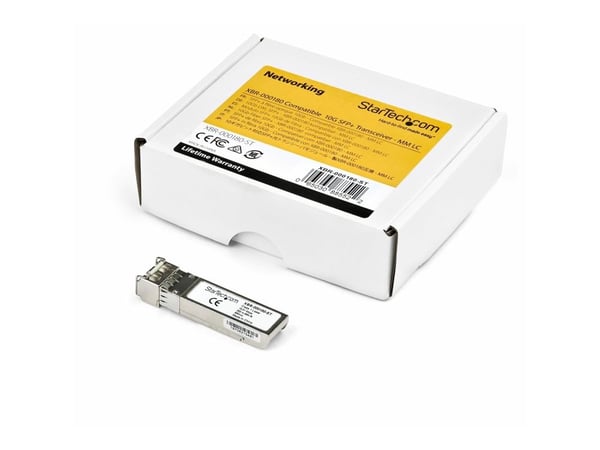 StarTech.com Brocade 10G-SFPP-LRM Compatible SFP+ Module, 10GBASE-LRM, 10GbE Multimode Fiber MMF Optic Transceiver, 10GE Gigabit Ethernet SFP+, LC ...