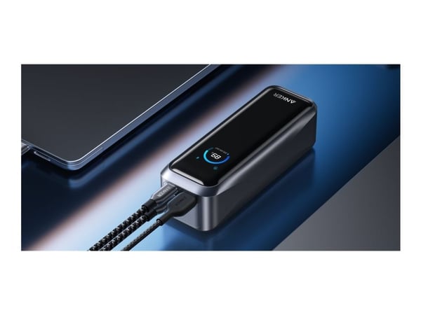 Anker Prime - Strømbank - 20000 mAh - 72.36 Wh - 220 watt - 5 A - Fast Charge - 3 utgangskontakter (2 x USB-C, USB) - svart