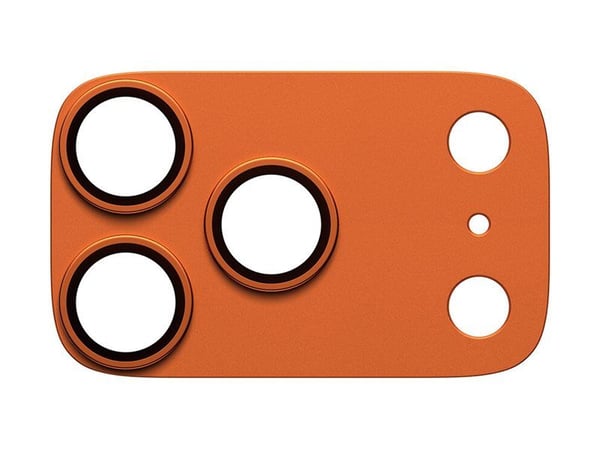 PanzerGlass FENDER - Linsebeskytter for mobiltelefon - oransje - for Apple iPhone 17 Pro