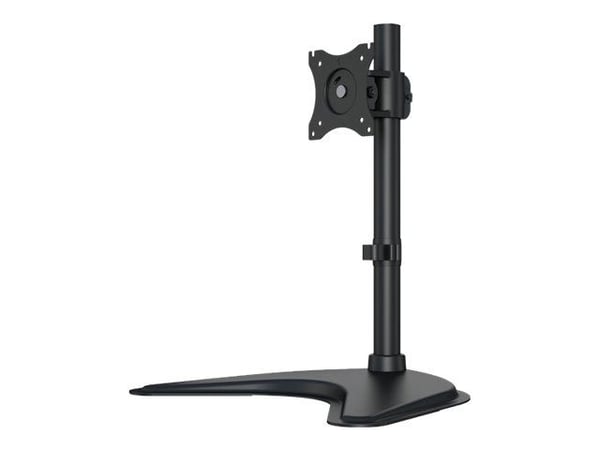 Multibrackets M Deskstand Basic Single - Monteringssett (skrivebordsmontering) - for LCD-skjerm - stål, høyverdig aluminium - svart - skjermstørrel...