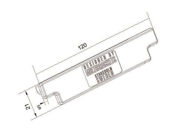Multibrackets M Pro Series - Rail End Cover
