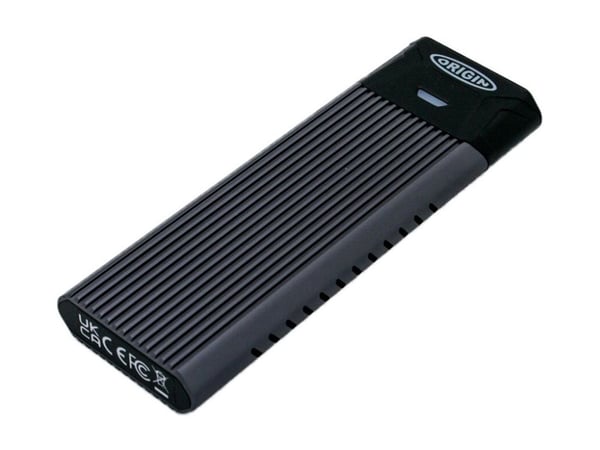 Origin Storage Inception E840 Pro - SSD - 1 TB - ekstern (bærbar) - M.2 2280 - USB 3.2 Gen 2 (USB-C kontakt) - romgrå