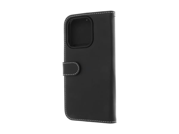 Insmat Exclusive Flip Case - Vikbart fodral för mobiltelefon - genuint läder, kartong+papper, polykarbonat, bomullssömmar, 2 magneter, galvaniserad...