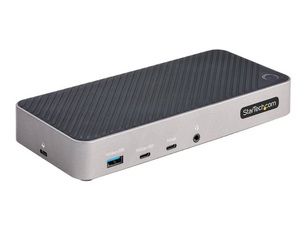 StarTech.com USB-C Triple Monitor Docking Station - HDMI/DP Triple 4k USB-C Dock - 5x USB Hub - GbE - 100W PD - Universal Multi Monitor Docking Sta...