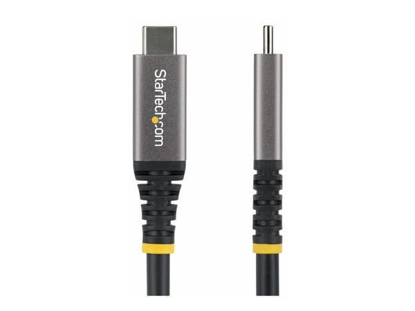 StarTech - USB-kabel - USB-C (hann) til USB-C (hann) - USB 3.2 / USB4 / Thunderbolt 3 / Thunderbolt 4 / DisplayPort - 3 m - passiv, 4K 120 Hz støtt...