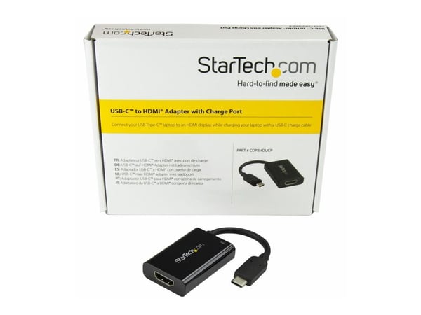 StarTech.com CDP2HDUCP, USB Type-C, HDMI-lähtö, 3840 x 2160 pikseliä