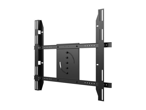 Multibrackets M Public Display Stand Single Screen Mount - Komponenter til montering (monteringsenhed) - for fladt panel - stål - sort - gulvstande...