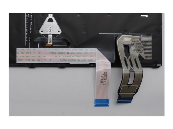 Chicony - Erstatningstastatur for bærbar PC - med Trackpoint - bakbelysning - QWERTY - Nordisk - svart - FRU