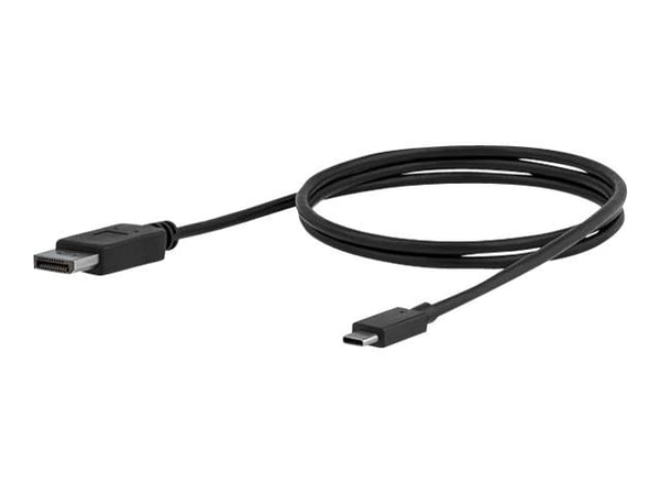 StarTech.com 3ft/1m USB C - DisplayPort 1.2 -kaapeli 4K 60Hz, USB-C - DisplayPort-sovitinkaapeli HBR2, USB Type-C DP Alt Mode - DP-monitorin videok...