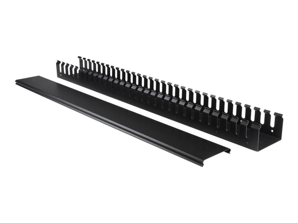 StarTech.com CMVER40UF, Kaapelin hallintapaneeli, Muovi, Terästä, Musta, 2 kpl, 1,7 kg