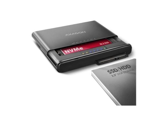 AXAGON ADSA-CC USB-C 10 Gbps NVMe M.2 2.5/3.5S