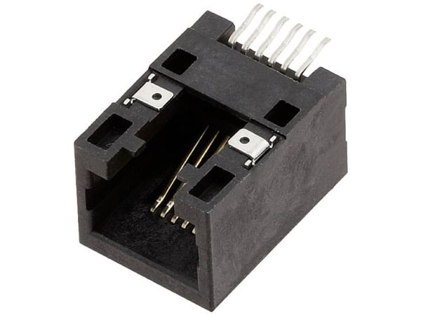 encitech RJJU-66-141-E3H-014 RJ-liitin 3253-0014-02 Liitäntä, uppoasennus vaakasuoraan Navanumero (RJ) 6P6C 1 kpl