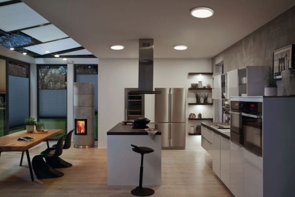 Paulmann Abia, LED, 4000 K, 2200 lm, IP20, Grå