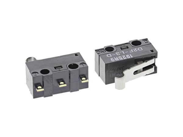 Omron D2F-L3-D Mikrokytkin 30 V/DC 2 A 1 x On/(On) 1 kpl Pussi