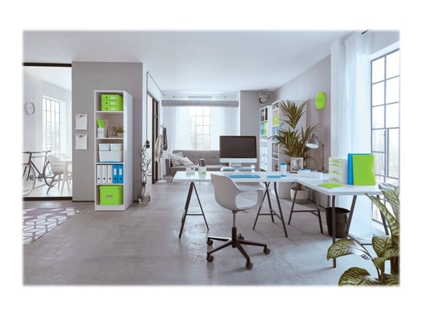 Brevordner Leitz Active WOW A4 80mm grøn (stk.)