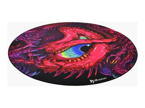 Arozzi Zona - Stolmatte for kontor - rund - 121 cm - krypende kaos