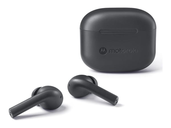 Motorola BUDS 065 - True wireless-hörlurar med mikrofon - inuti örat - Bluetooth - månlös natt