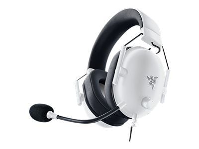 Razer BlackShark V2 X – White Special Edition – kuulokkeet – täysikokoiset – langalliset – 3,5 mm:n liitin – melua vaimentavat – valkoiset