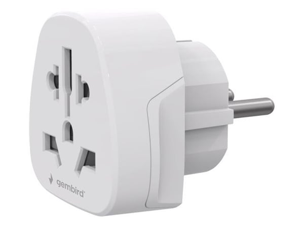 "Gembird World-ES strømadapter, 15 A | A-AC-EUMINTF | Reiseadapter