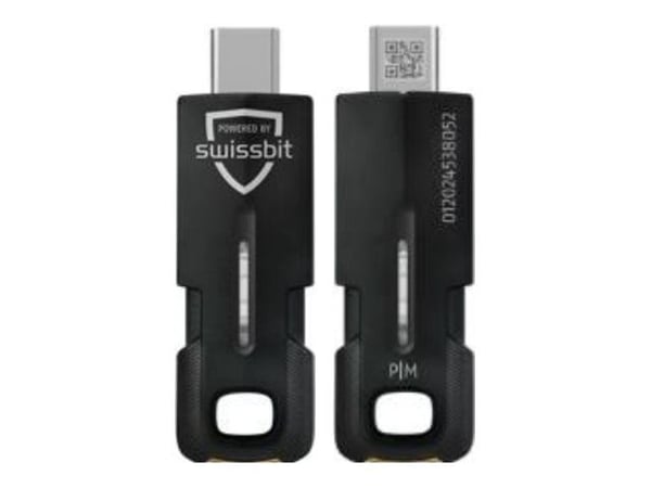 Swissbit iShield Key 2 PRO - Säkerhetsnyckel (USB-C, NFC) - svart