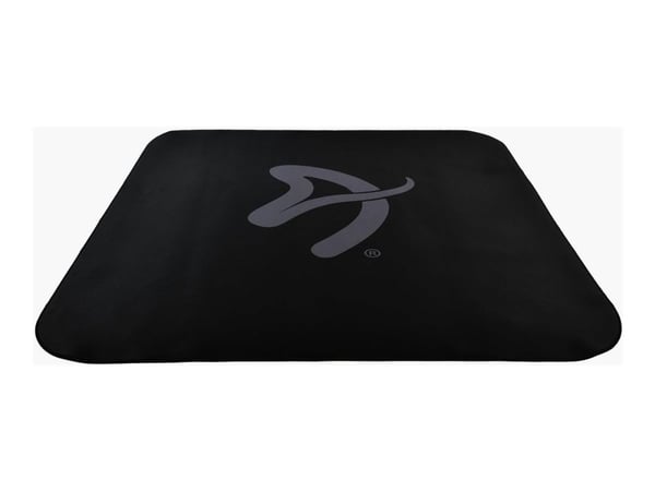 Arozzi Zona - Stolmatte for kontor - firkantet - 116 x 116 cm - gråsvart