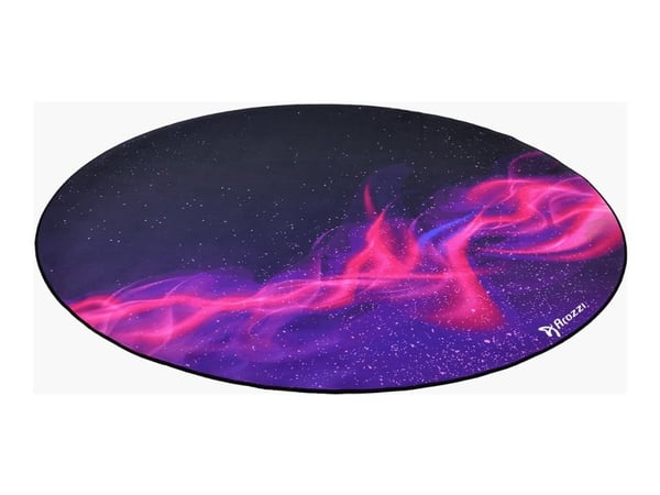 Arozzi Zona - Stolmatte for kontor - rund - 121 cm - purple galaxy