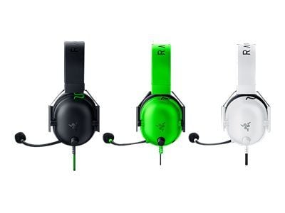 Razer BlackShark V2 X – White Special Edition – kuulokkeet – täysikokoiset – langalliset – 3,5 mm:n liitin – melua vaimentavat – valkoiset