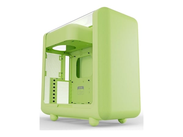 HYTE X50 - Mid tower - utökad ATX - genomskinlig sidopanel (härdat glas) - ingen strömförsörjning (ATX) - matcha - USB/ljud