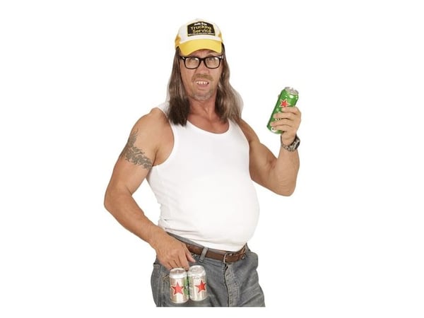 Truckerhatt med hår