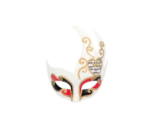 Venice Musica halvmask