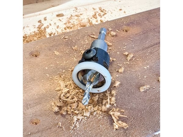 SPREHN forsÃ¦nker 15mm 90Â° m/dybdestop + 4,5mm bor - 1916696