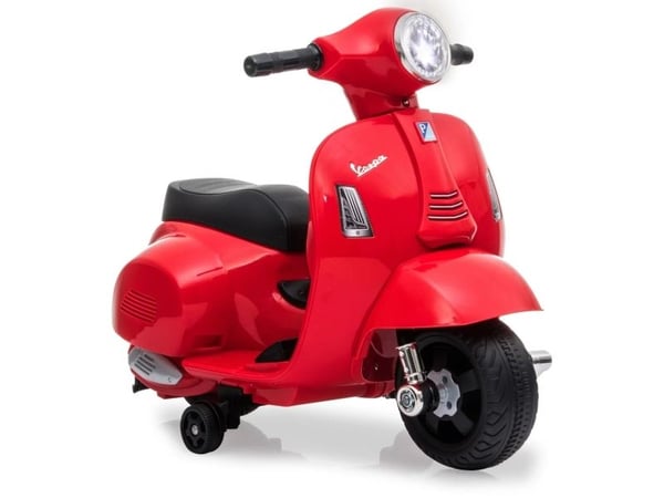 Jamara Ride-on Vespa Mini, 1,6 år, 4 hjul, Sort, Rød, Batterier kreves